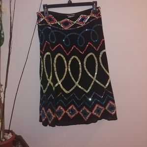Sequin Muti Color Skirt